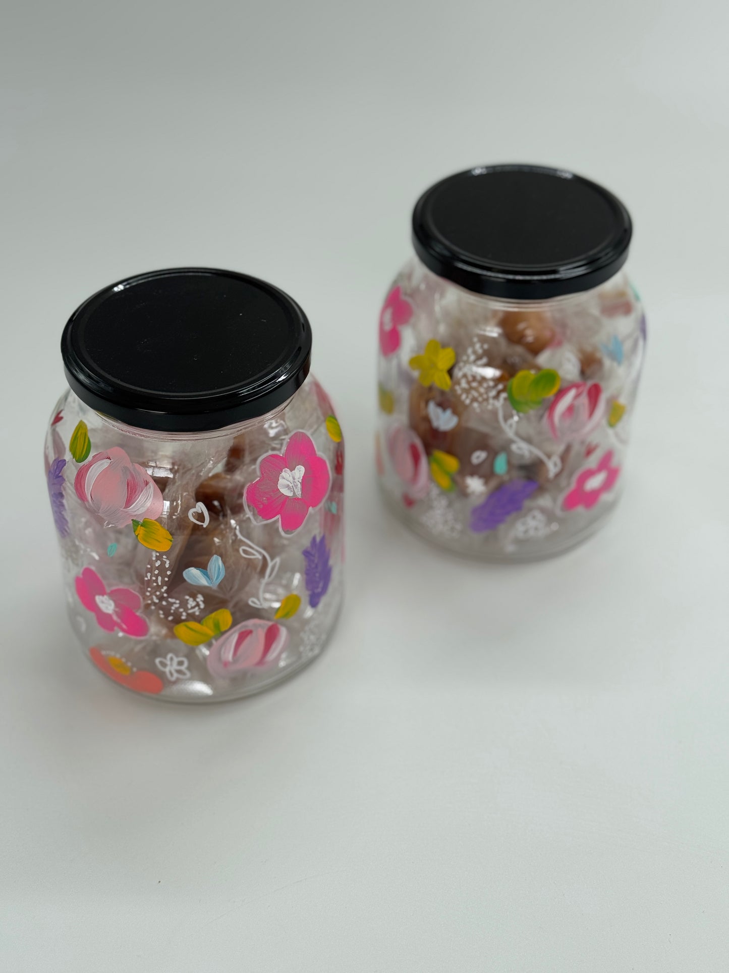 Painted Handmade Jar