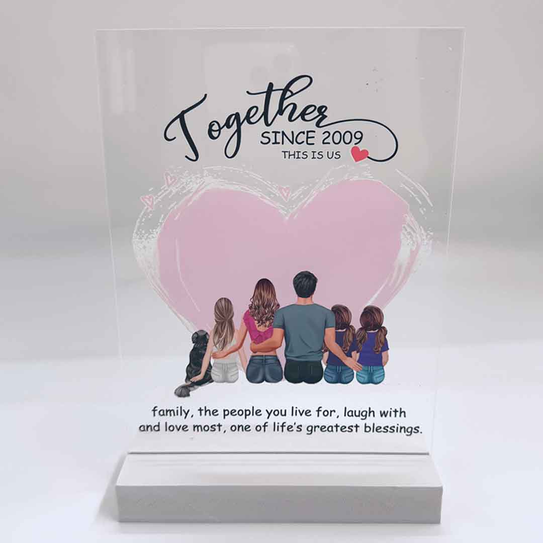 This Is Us - Personalized Customized Gift, TogetherSince, Family Is Forever.