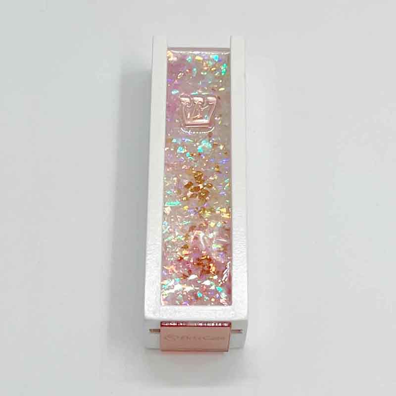 Indoor Mezuzah in Opal Pink