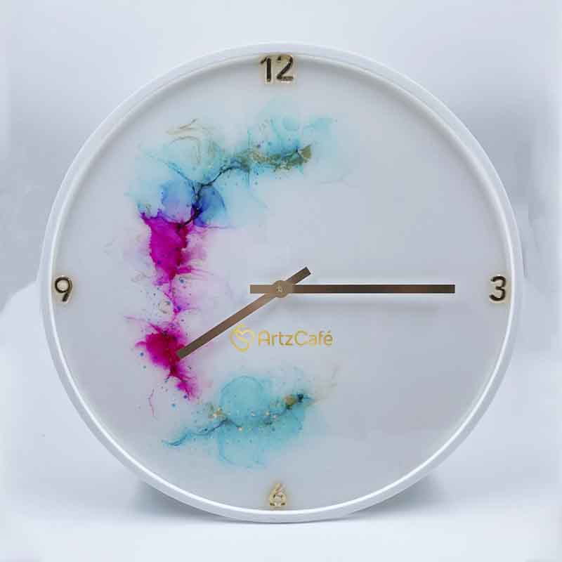 Resin Perspex Wall Clock