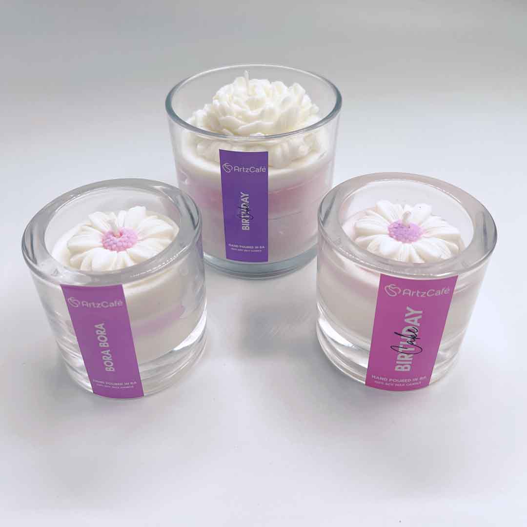 Bouquet of Flowers Candle