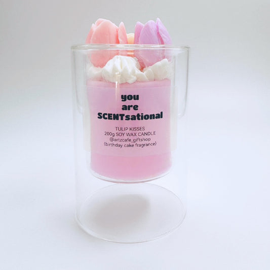 SCENTsational Tulip Kisses Candle