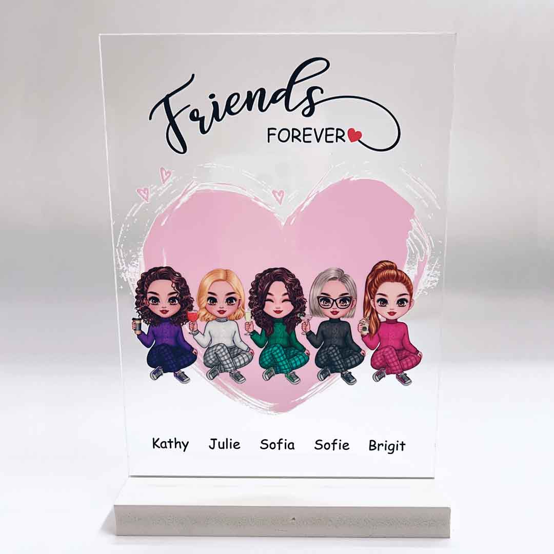 Friends Forever or Best Friends Personalized Customized Gift