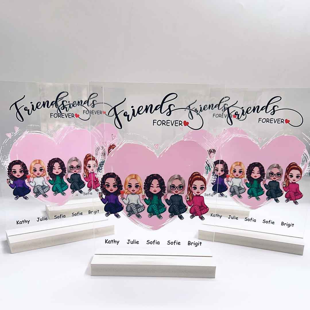 Friends Forever or Best Friends Personalized Customized Gift