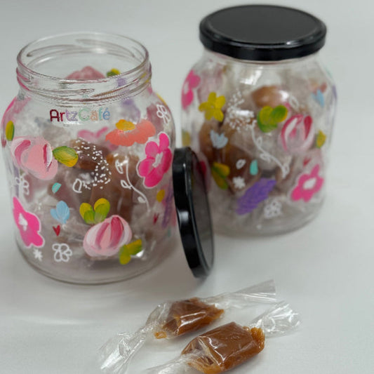 Painted Handmade Jar