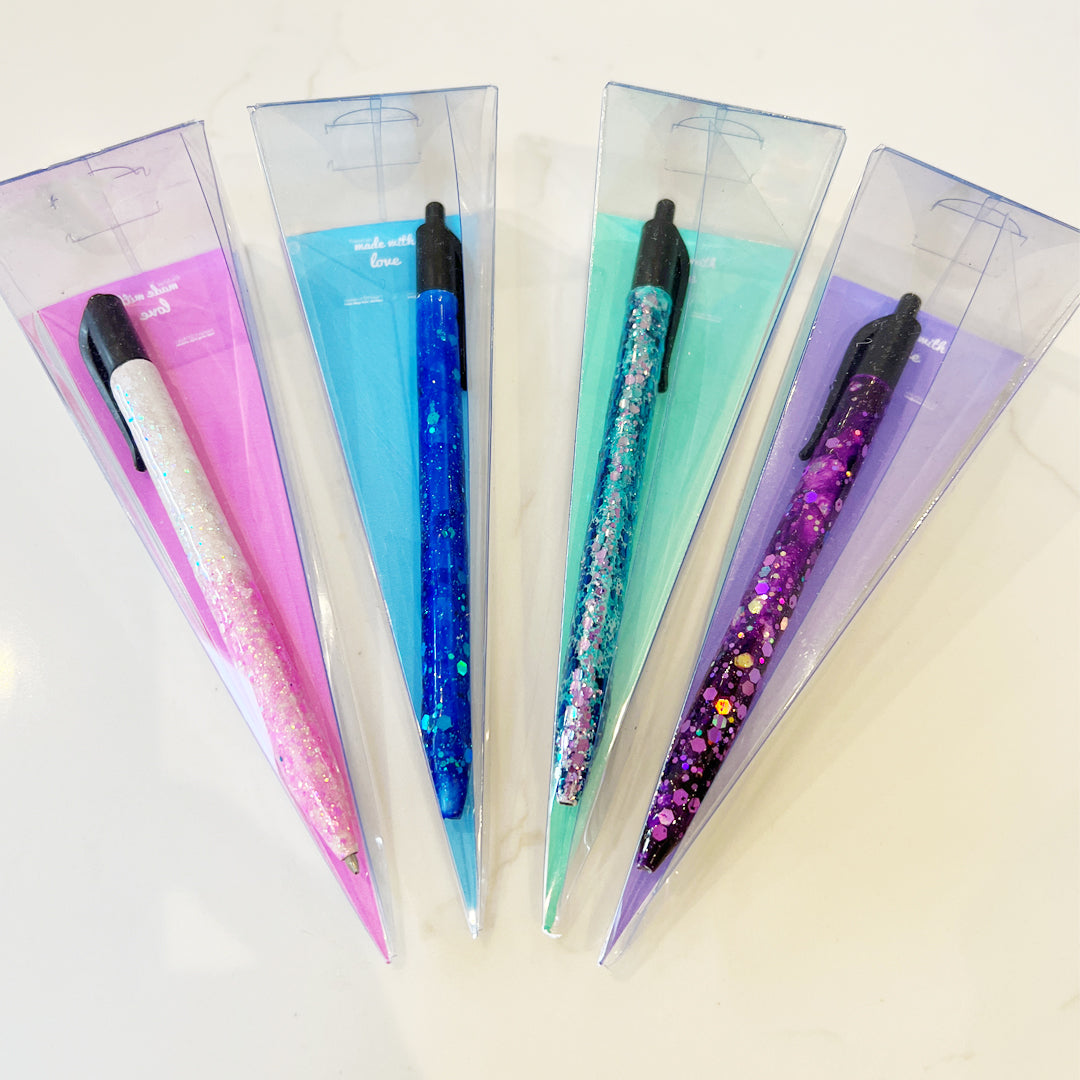 Glitter Epoxy Resin Pens