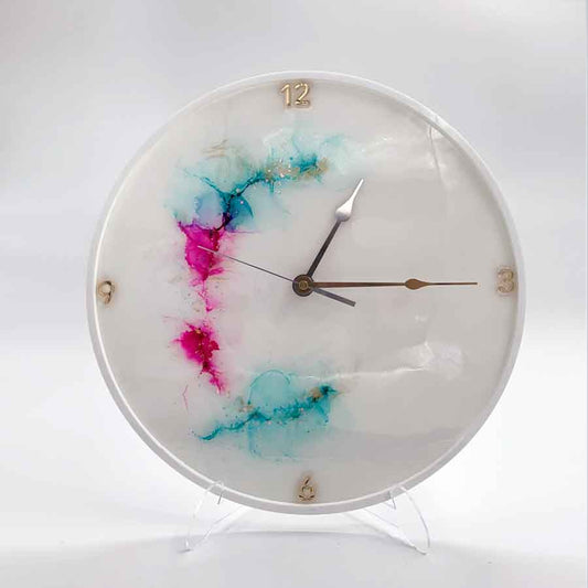 Resin Perspex Wall Clock